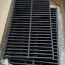 6 Pack Polymer Plastic Channel Drain Grate 19.7 x 11.8 x 1 in Durable Trench Drain Cover,Total Length 118 in Sewer Grates,Outdoor Drainage Grates for Yard Fence,Farm,houseside