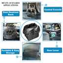 2 x Foldable Trash Can with 30 Bags- 1.85 Gallon Collapsible Trash Can, Waterproof Leak-Proof Auto Garbage Bin with Wide Opening for Car, SUV, Truck, RV (Black) (Small)