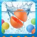10Pcs Reusable Water Balloons for Kids & Family Outdoor Play – Quick Fill, Soft Silicone, Easy to Collect, No Magnets, Perfect for Yard, Pool Beach Games, Summer Water Toys