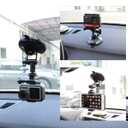 PellKing Action Camera Suction Cup Mount with Adhesive Pad for Car Dashboard Vehicle Windshield & Window Holder Compatible GoPro Hero 13 12 11 10 9 8 7 6 4 5, DJI Osmo Action 2 3 4 5, Akaso, Insta360