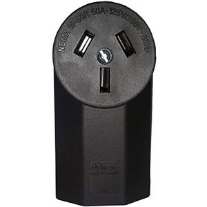 50 Amp 125/250 Volt 10-50R 3-Pole, 3-Wire Connector Receptacle Outlet
