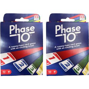 Mattel Phase 10 Card Game - 2 Pack