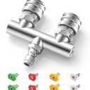 Dual Pressure Washer Tips, 2-in-1 Pressure Washing Nozzle Tips, Power Washer Dual Nozzles with 8PCS Power Washing Spray Nozzle (0, 15, 25, 40 Degree), 1/4" Quick Connect, 5000 PSI