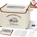 Foldable Bread Proofing Box for Sourdough,50F-130F Temp Controlled Dough Proofer with 1-12H Digital Timer,Electric Proofing Container Sourdough Bread Baking Supplies for Home Baking,Yogurt Making