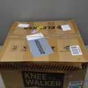 ELENKER Steerable Knee Walker Deluxe Medical Scooter for Foot Injuries Compact Crutches Alternative (Bright Black)