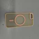 SUPFINE Magnetic for iPhone SE Case 2022 (3rd)/2020 (2nd), iPhone 8 Case (Compatible with MagSafe) (Military Grade Drop Protection) Slim Translucent Matte Phone Case, Sand Pink