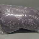 Bedsure Queen Comforter Set - Grayish Purple Bed Set, 3 Pieces Cute Floral Bedding, 1 Soft Reversible Botanical Flowers Comforter and 2 Pillow Shams