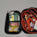 Car Emergency Kit with Battery Jumper Cables,Car Accessories for Men or Women,Emergency Car Kit,Roadside Automotive Safety Kit for Car,Vehicle,Truck or SUV,Gifts for Men or Him,Black