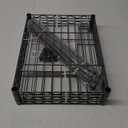 3 Tier Grey Storage Racks and Shelving - Heavy Steel Material Pantry Shelves - Adjustable Storage Shelf Metal Storage Rack Wire, Suitable for Warehouses, Closets, Kitchens
