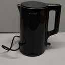 COMFEE' 1.7L Double Wall Electric Tea Kettle and Kettle Water Boiler, 100% Stainless Steel Interior & Lid & Spout, Two-Level Wide Open Lid, 1500W Fast Boiling, Auto-Off and Boil-Dry Protection (1.8 Quarts)