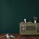 Livelynine 24x394 Peel and Stick Wallpaper Green Removable Dark Wall Paper for Bedroom Bathroom Apartments Retro Vintage Deep Green Contact Paper Waterproof Kitchen Cabinet Vinyl Wrap Self Adhesive