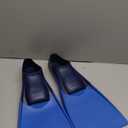 Sporti Adult-Kids Swim Fins for Pool Lap Swimming - Long Floating Fins for Swimming & Snorkeling - Swim Flippers for Training, M 8-9 / W 9-10 (Blue Navy)