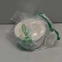 Oversized Soup Bowl with Handle: 38 oz Ceramic Soup Mug with Lid - Microwave Safe Jumbo Food Storage Container for Ramen Cereal Breakfast Meal Prep Office Lunch Dorm Living - White 6 Inch