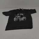 Acoustic Guitar, Vintage, Distressed, Rock & Roll Music. T-Shirt (Small, Black)