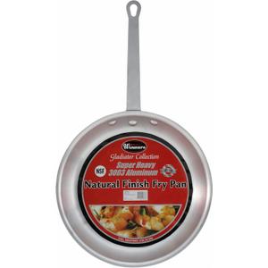 Winco AFP-14A Commercial-Grade Aluminium Fry Pan/Skillet, 14", Silver