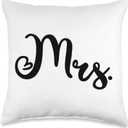 Mrs. Throw Pillow, 16x16