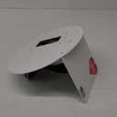 Wendy's Pancake Welding Hood Helmet w/Strap - Right Handed - White