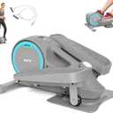 KYY Under Desk Elliptical, Magnetic Portable Ellipse Leg Exerciser, Stair Stepper, Under Desk Bike Pedal Exerciser, Mini Elliptical Machines for Home Use, Exerciser for Seniors