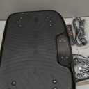 Vibration Plate Exercise Machine, Vibrating Plate Platform for Lymphatic Drainage with 200 Adjustable Speeds, Power Vibration Plate for Weight Loss & Fitness, Supports Weight 450 Lbs (Jet Black)