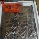 Hosfais Book Shelf Narrow Bookshelf: 5 Tier Wood Bookcase with Metal Edge Protection Industrial Modern Bookshelf Book Storage Organizer for Living Room Bedroom Home Office (Rustic Brown)