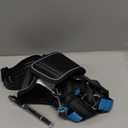 Waist Leash Harness with Soft Cushion for Autism Special Needs ADHD/ASD Children, Hands Free Safety Walking Harness with Light Reflector and 3 Padded Handles, Kids Adjustable Elopement Tether Leash (Rainbow)