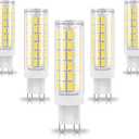 G9 Led Bulbs 75W 80W 100W Replacement 4000K Natural White,1000 lm, AC120V G9 8W Bi-pin Neutral LED Corn Light Bulb for Chandelier Pendant Bathroom Vanity Ligting,5Pack
