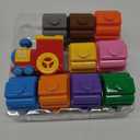 Learning Toy for Toddlers 2-4Years Old, Counting, Matching & Sorting Montessori Farm Train Toys Including 9 Animals and 1 Trainman Soft Rubber Car Toy Christmas Birthday Gift for Baby Boys Girls