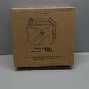 COOZMENT 2.6 Gallon (10L) Portable Water Containers with Spigot, BPA Free Water Jug, Military Green Water Tank, Multifunction Water Storage Containers for Camping Outdoor Hiking,Emergency Stroage