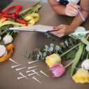 Milisten Floral Stem Water Tubes 50 Pcs Clear Plastic Flower Vials with Pointed Tips for Fresh and Artificial Flowers Arrangements Craft Supplies