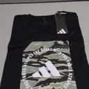 Adidas Mens Camouflage Shape Graphic T-Shirt (Medium, Black)