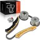 A-Premium Engine Timing Chain Kit W/Sprocket & Tensioner & Guide Compatible with Hyundai Elantra 2017-2020, Sonata, Accent, Tucson, Veloster, Kona, Elantra GT & Kia Soul, Optima, Forte, Rio - L4 1.6L