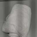 Women's Casual Off Shoulder Lace Maxi Dress Boho White Bridesmaid Wedding Evening Party Dresses (Large)