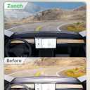 Zanch Original Tesla Model 3 Highland Dashboard Cover, Upgraded 2025 Anti-Glare 100% Sunshield Suede Dash Mat, Full Protection with No-Slip, Fits Model 3 Highland (2024) Tesla Accessories