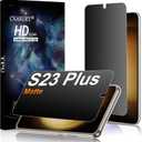 2 Pack for Samsung Galaxy S23 Plus Matte Privacy Screen Protector 6.6 Inch[Not Glass], Anti-Scratch, Anti-Glare, Support fingerprint Unlock