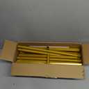 Metal Wedding Arch Backdrop Stand 6.6x5 FT Gold Square Balloon Arch Frame for Wedding, Birthday Party, Baby Shower Ceremony Decoration