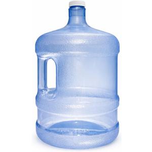 5 Gallon Water Bottle with Sealed Cap-Water Juice Beverage Dispenser- 20 L-BPA Free Food Grade Plastic Jug