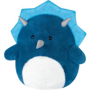 15'' Triceratops Dinosaur Plush Pillows, Dinosaur Stuffed Animal Toys for Hugging & Squish, Cuddle Dino Plushies for Decor, Soft Blue Stuff Boy Girl Gifts