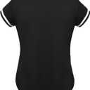 Womens Baseball Jersey Blank Button Down Softball Jersey Hip Hop Hipster Short Sleeve Sports Uniform