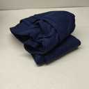 Berkshire Blanket Microfleece Twin Size Bed Blanket Navy,Lightweight Soft Breathable Plush Micro Fleece Blanket for Bed Couch Sofa,60x92 Inches