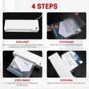 CAREGY 5 Mil Thermal Laminating Pouches (200 Pack) - 9x11.5 Inch Laminating Sheets for 8.5x11 Documents, Clear,Office & School Laminator Supplies