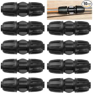 Amazon.com : YENOVO 1/2" Irrigation Fittings End Plugs, 10 Pack Drip Tubing Connectors for 16mm Drip Tubing, Durable, Leak-Proof, Tool-Free Installation for Garden Watering System (Drip Irrigation Fittings, 10) : Patio, Lawn & Garden