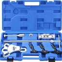 Rear Axle Bearing Puller Tool Axle Seal and Bearing Remover Set with Slide Hammer Yoke and 3 Rear Axle Puller Adapters, 1" to 2-7/8" IDs