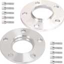 OCPTY 5x120 to 5x120 Wheel Spacers 10mm Thick 72.56mm with 12x1.5 Studs fit for E82 E88 E36 E46 E90 E92 318i 135i 335d 2PCS
