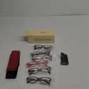 Gaoye Reading Glasses for Women, 6 pack Fashion Readers for Women Men Spring Hinge Eye Glasses, Blue Light Reading Glasses (+2.0)