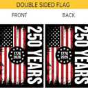 250 Anniversary Garden Flag Double-Sided 12x18 Inch