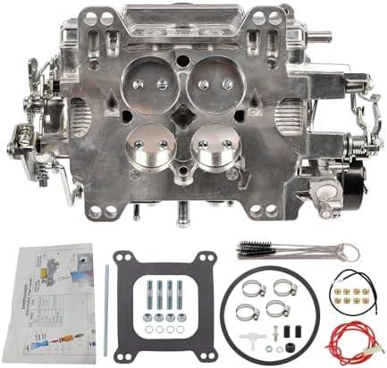 SVKZGFZ 1406 Carburetor for Edelbrock 1406 Performer 600 CFM 4 Barrel Electric Choke Carb Replacement for Silverado Corvette Mustang Mercury