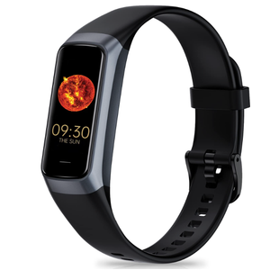 Zeacool Fitness Tracker with 24/7 Heart Rate, Blood Oxygen Blood Pressure Sleep Monitor, Activity Trackers 5 ATM Waterproof,Step Calorie Counter Pedometer Health Smart Watch for Women Men (Black)