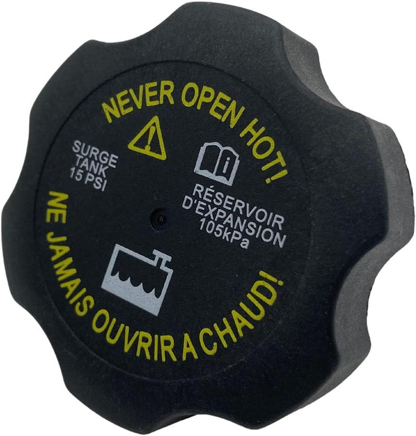Radiator Surge Tank Cap Coolant Reservoir Cap Compatible with Chevrolet 1999-2006 Silverado Suburban 1500 Replacement for GMC Sierra 1500 2500 3500 Terrain Yukon XL Acadia Replaces 15075118 RC98