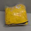 Ubon Women's Rain Coat Waterproof with Hood Long Raincoat Packable Rain Jacket Casual Windbreaker (X-Large, Yellow)