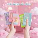 Kids Wallet for Girl Birthday Gifts for Girls Small Girls Wallet for Kids with Coin Pocket Toddler Girl Gifts Stuff (X, Blue)